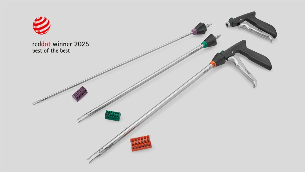 Laparoskooppiset SQ.line®-klipsinasettajat mini-invasiiviseen kirurgiaan